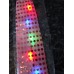 Kinder stropdas roze met glitters en ledverlichting